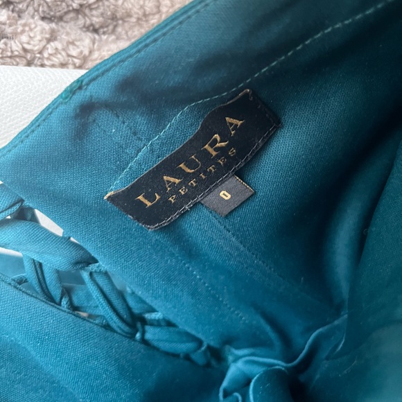 LAURA prom dress Green gold and pearl (brand new, worn once, freshly drycleaned) - Picture 3 of 10